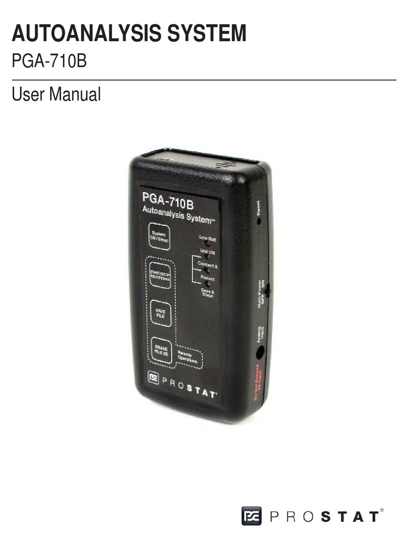Prostat PGA-710B User manual