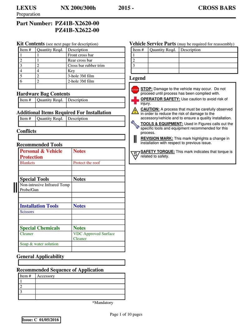 Lexus PZ41B-X2620-00 manual