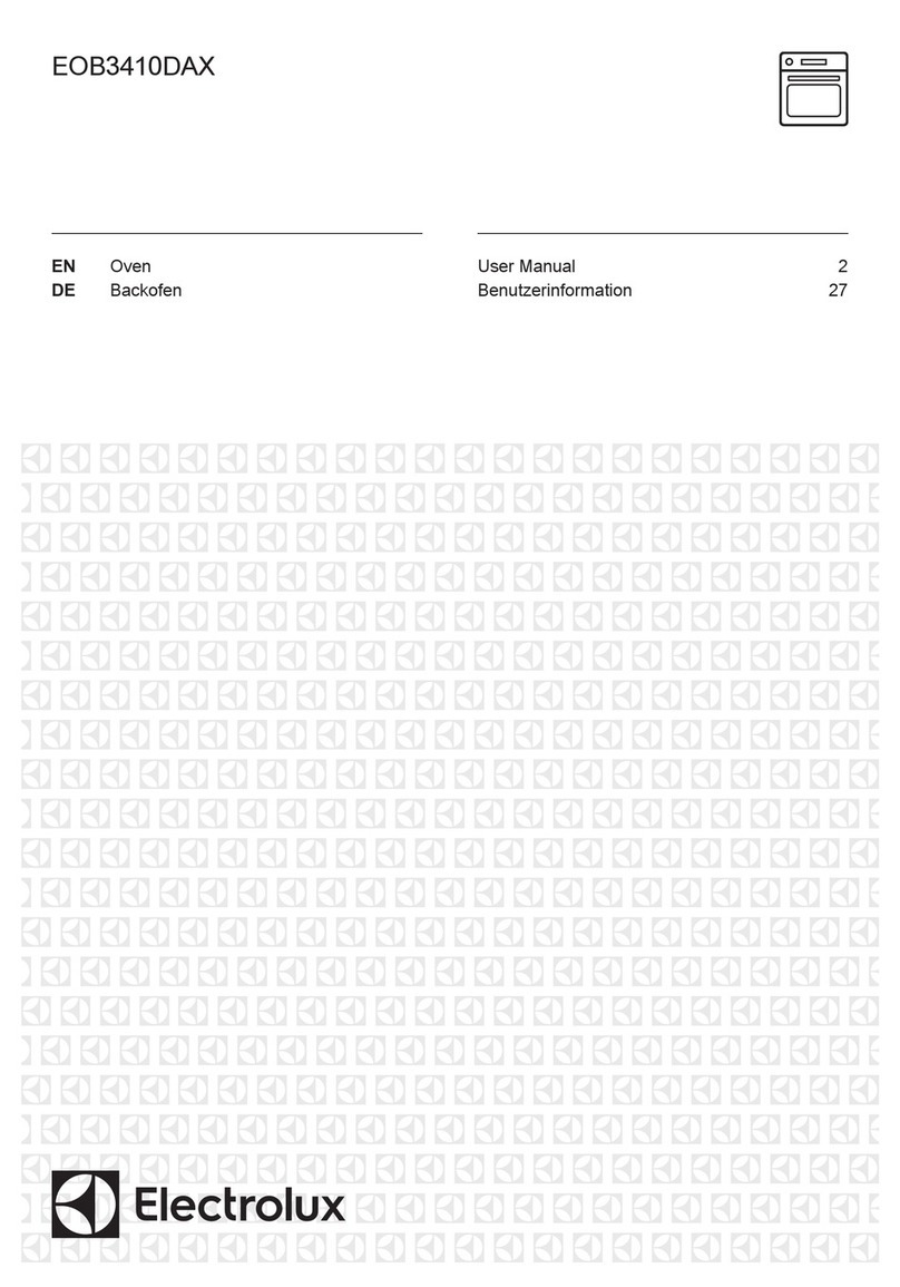 Electrolux EOB3410DAX User manual