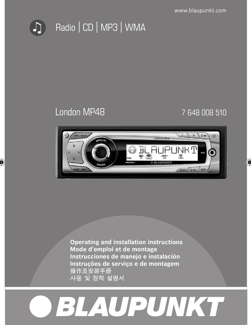 Blaupunkt London MP48 User manual
