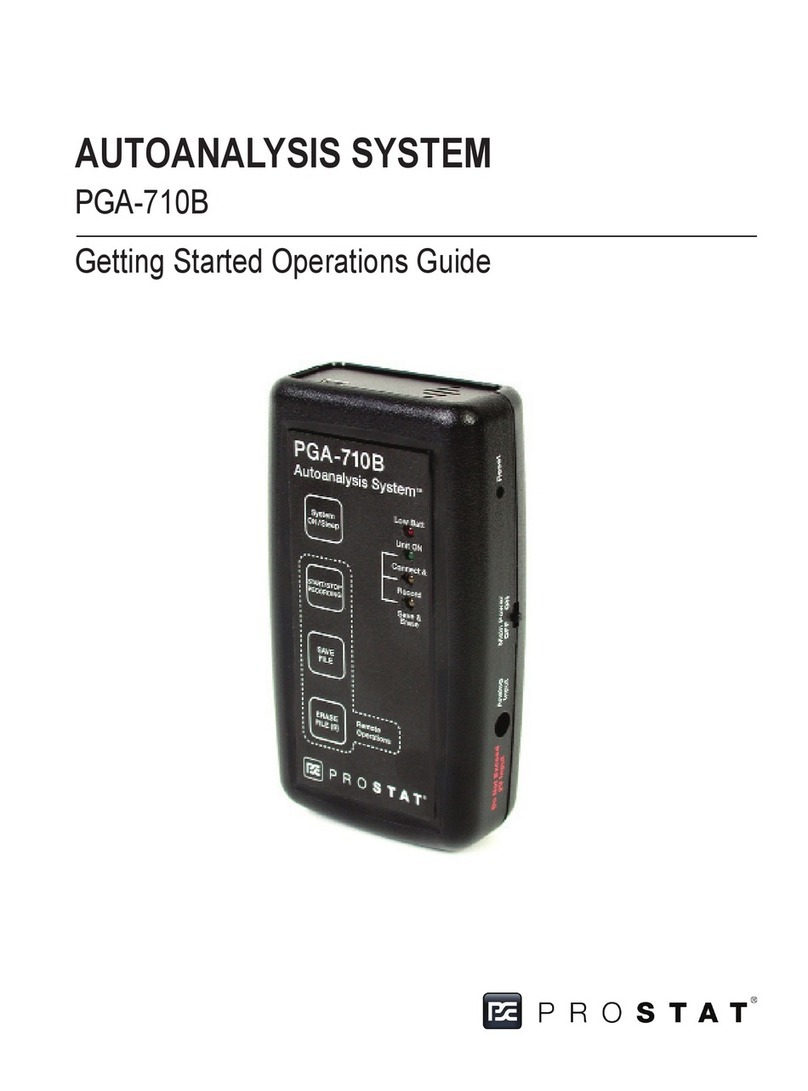 Prostat PGA-710B User manual