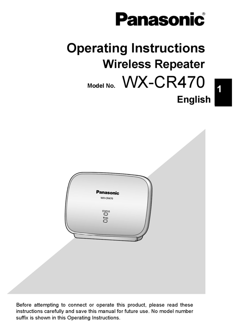 Panasonic WX-CR470 operating instructions