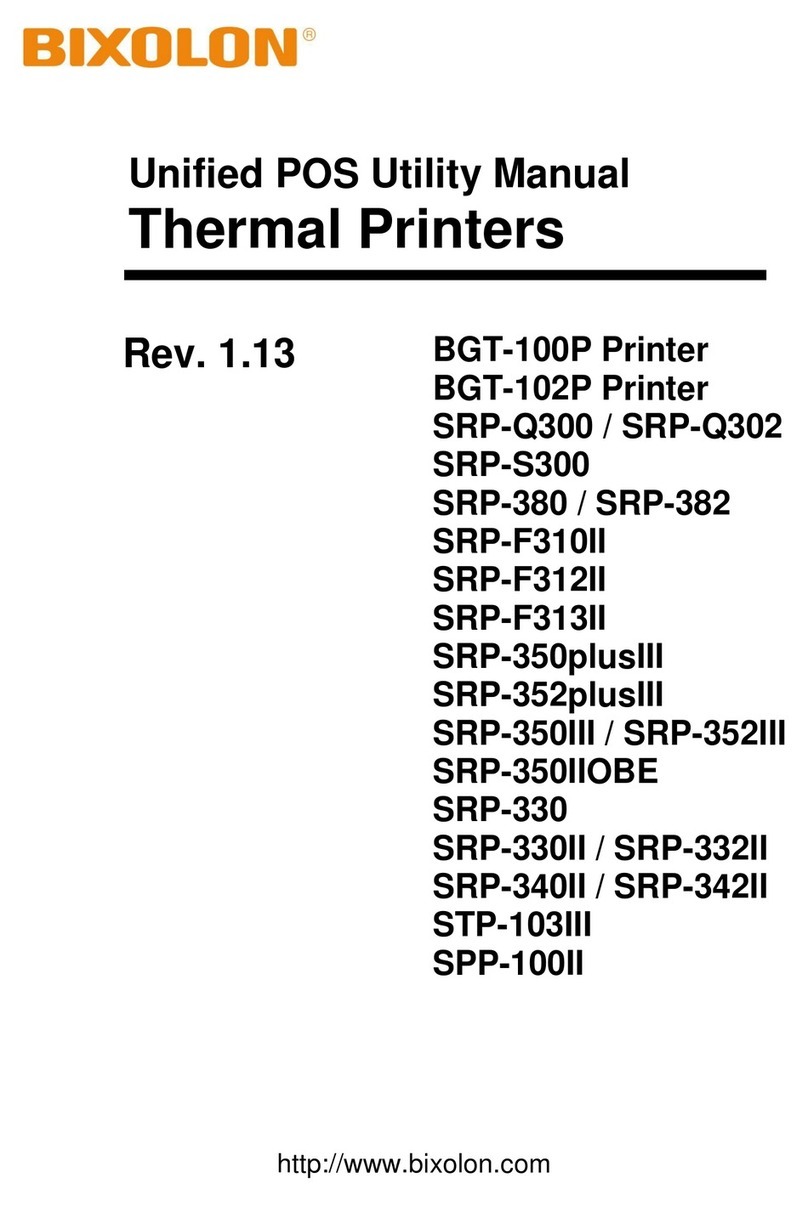 BIXOLON BGT-100P User manual
