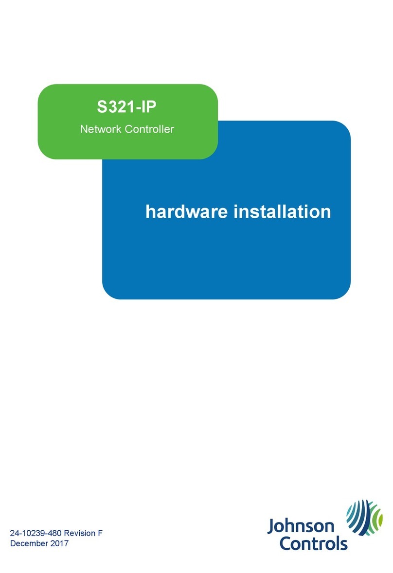 Johnson Controls S321-IP Manual