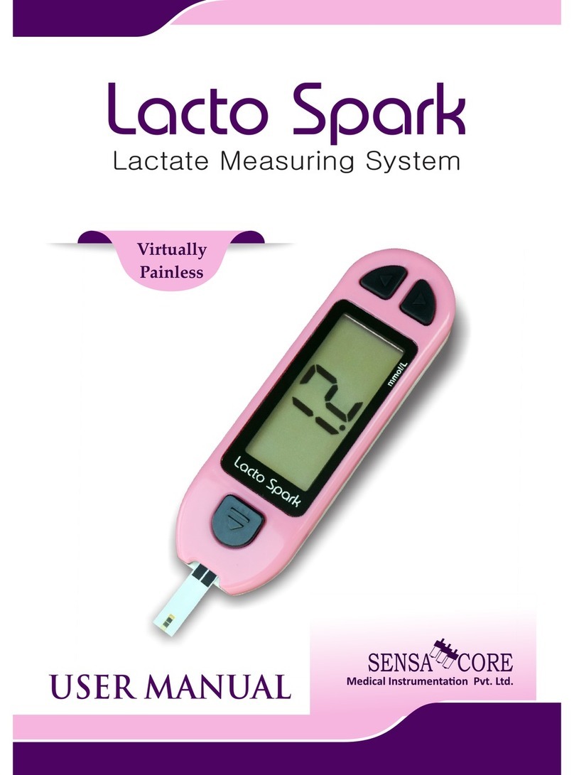 Sensa Core Lacto Spark user manual