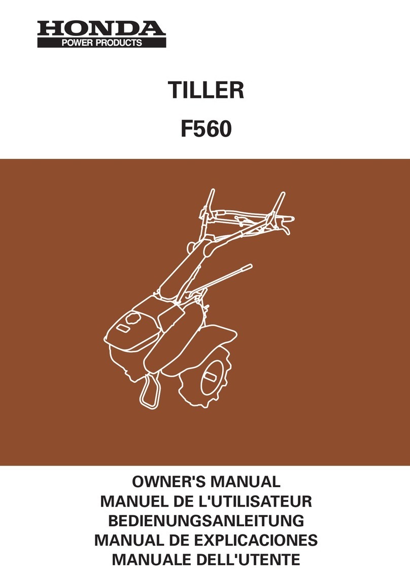 Honda Power Products F560 owner's manual