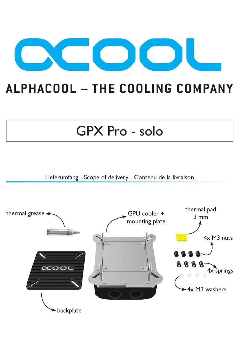 Alphacool GPX Pro solo User manual