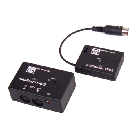 Panda-Audio midiBeam user guide