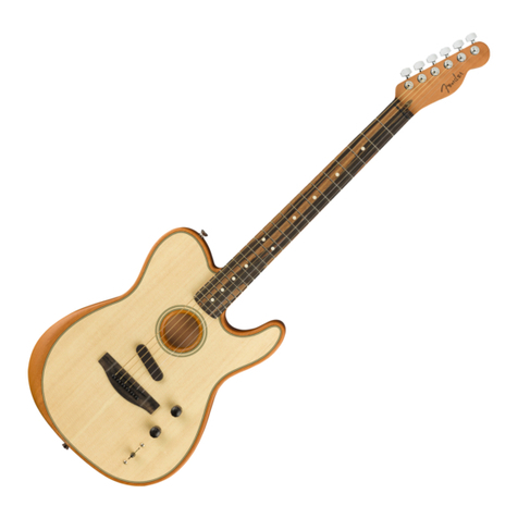 Fender American Acoustasonic Telecaster Series quick start guide