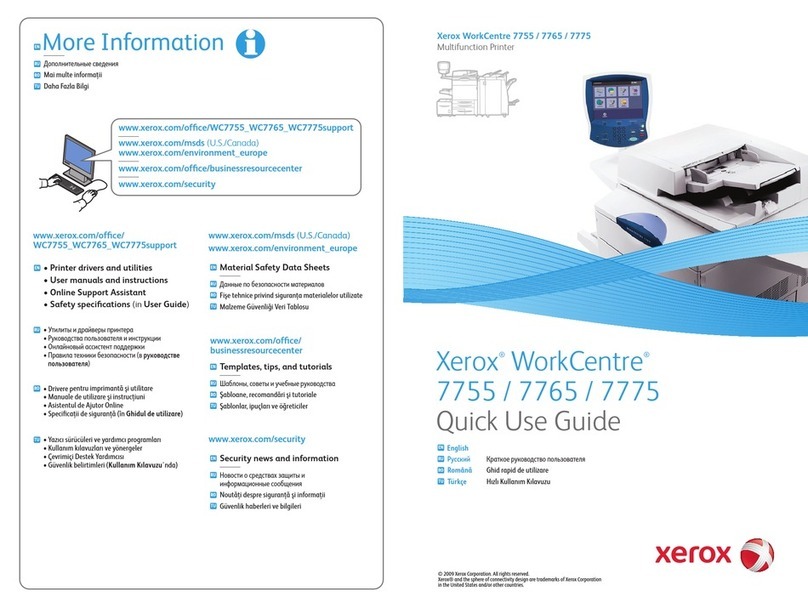 Xerox WORKCENTRE 7755 Operating manual