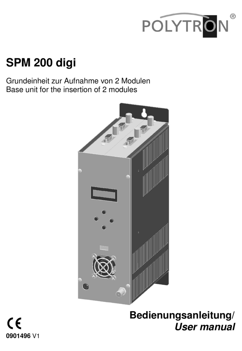 Polytron SPM 200 digi user manual Polytron SPM 200 digi user manual