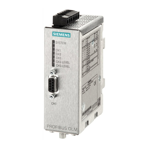 Siemens OLM/P11 V4.0 User manual Siemens OLM/P11 V4.0 User manual