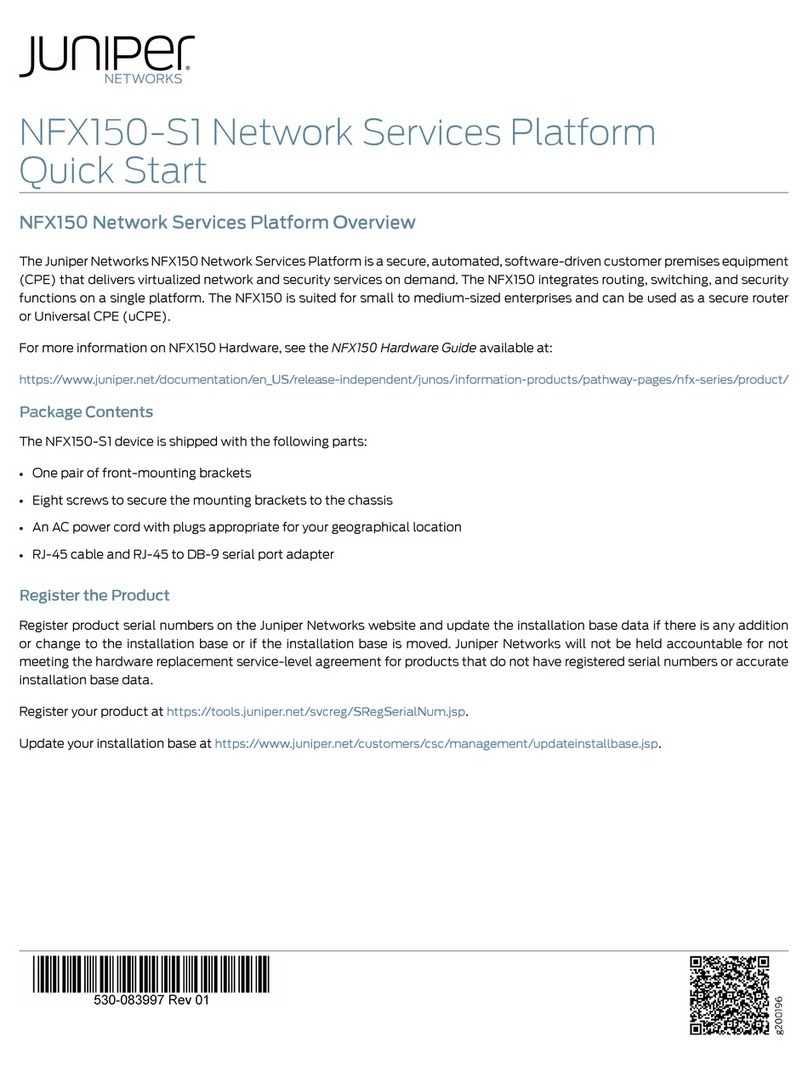 Juniper NFX150-S1 User manual