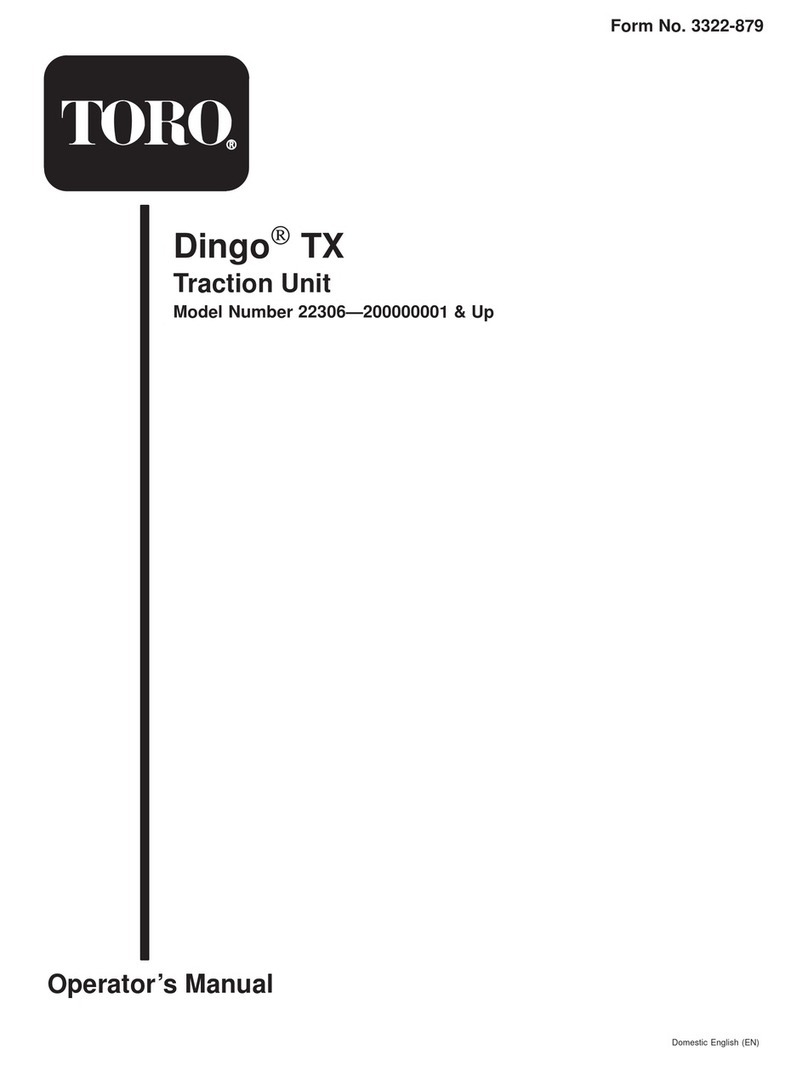 Toro Dingo TX 22306 Operator's manual