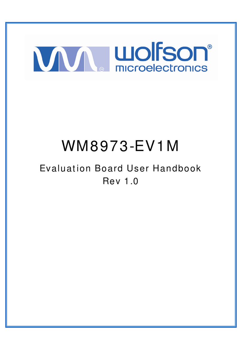 Wolfson WM8973-EV1B User handbook