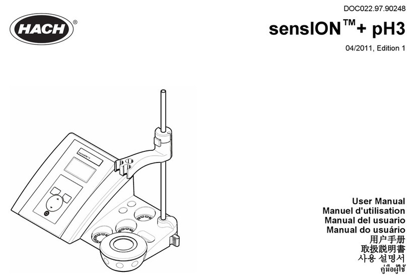 Hach sensION+ pH3 user manual