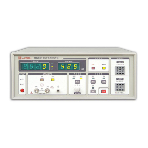Tonghui TH2685 User manual