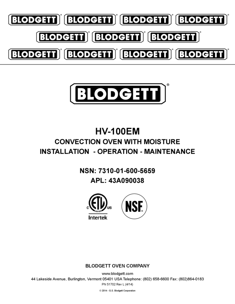 Blodgett HV-100EM Guide