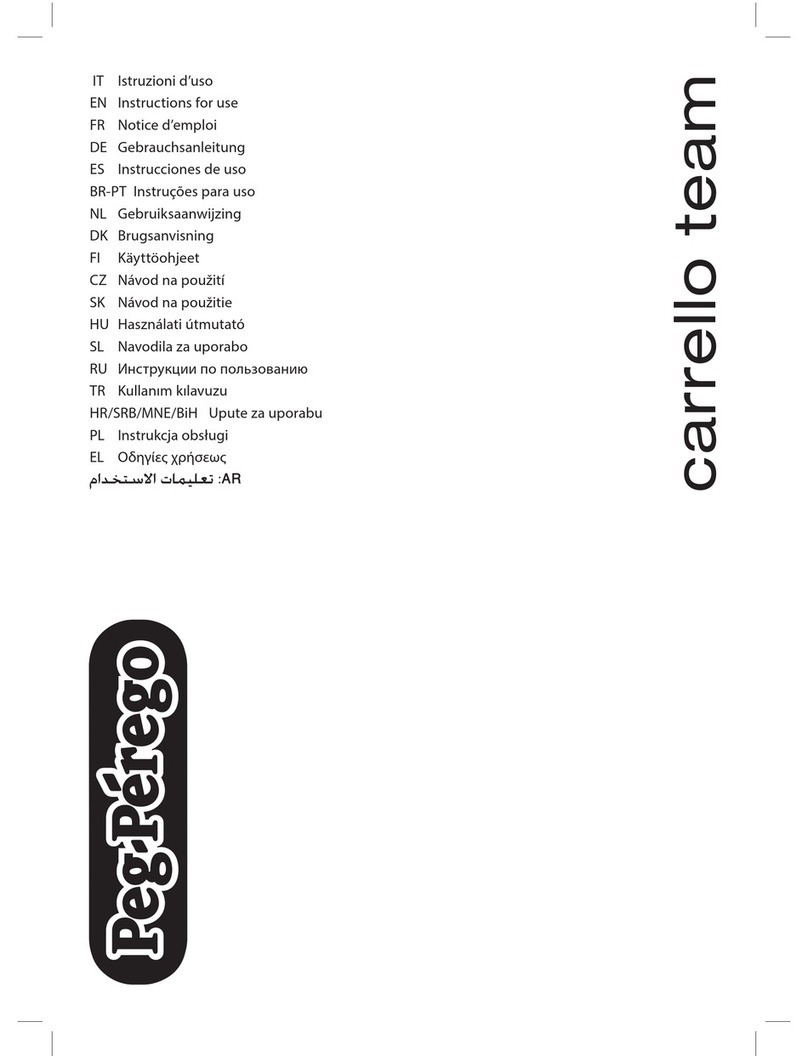Peg-Perego carrello team Instructions for use