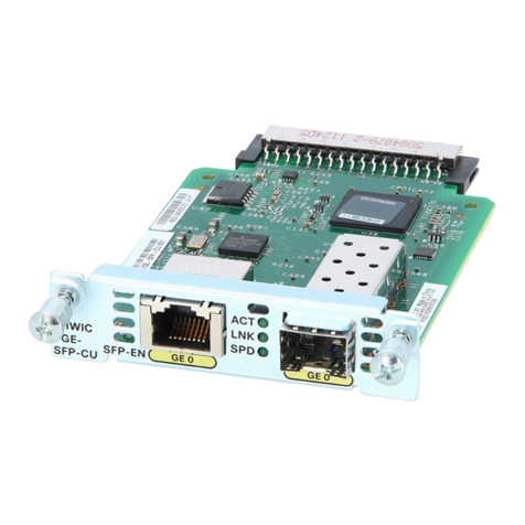 Cisco EHWIC 1 GE-SFP-CU Configuration guide