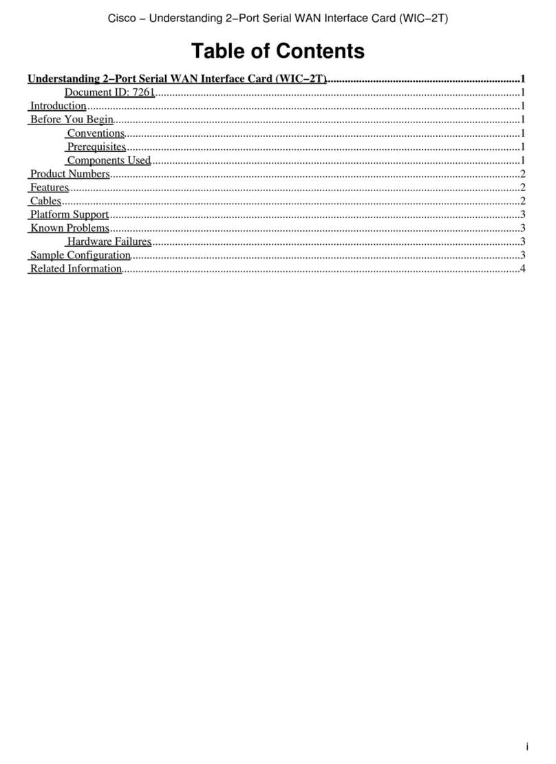 Cisco WIC-2T User manual