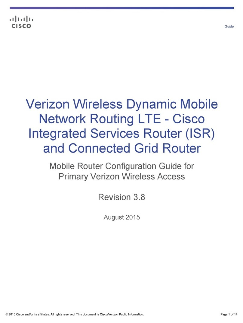 Cisco ISR G2 Series User manual Cisco ISR G2 Series User manual