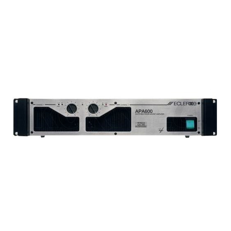 Ecler APA1400 Service manual