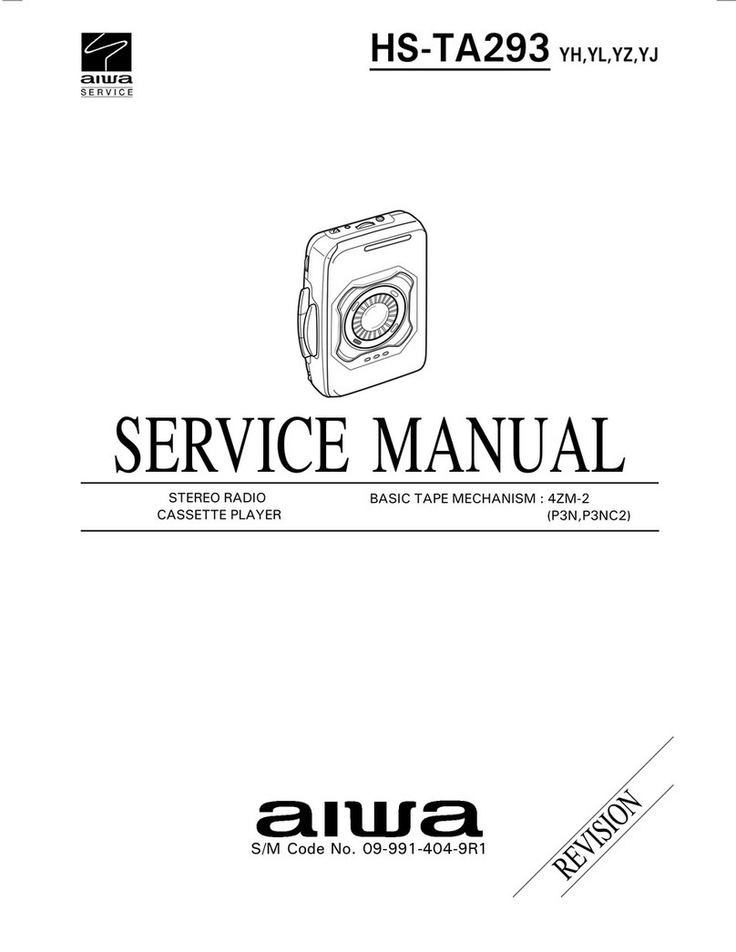 Aiwa HS-TA293 Service manual