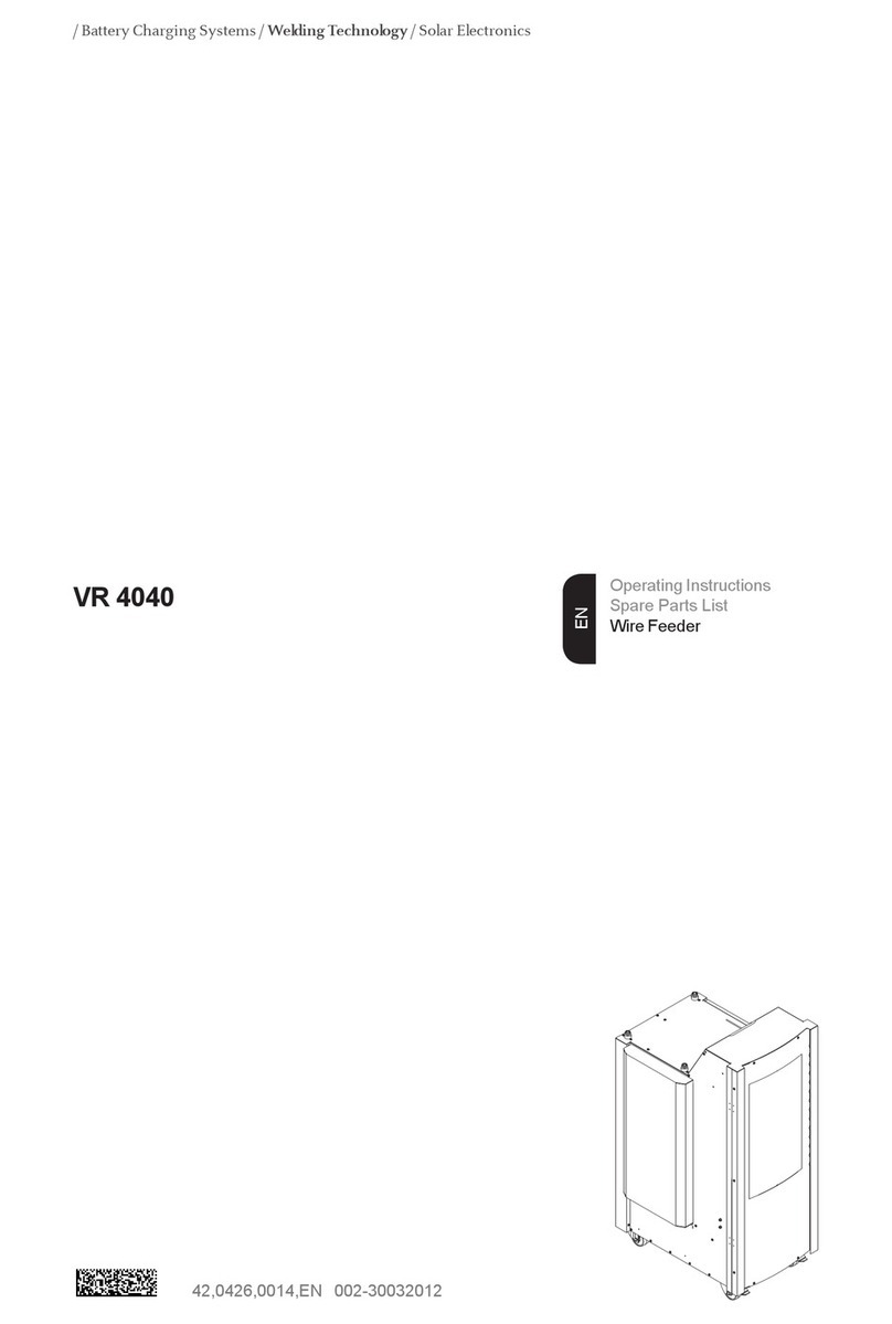 FRO­NIUS VR 4040 Operating instructions & spare parts