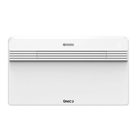 Olimpia splendid Unico Pro Specification sheet