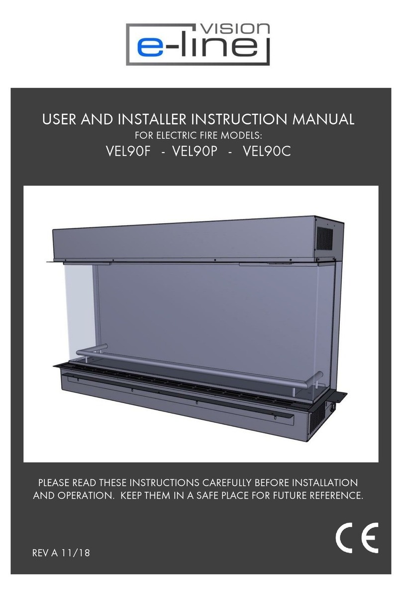 E-line VEL90F USER AND INSTALLER INSTRUCTION MANUAL