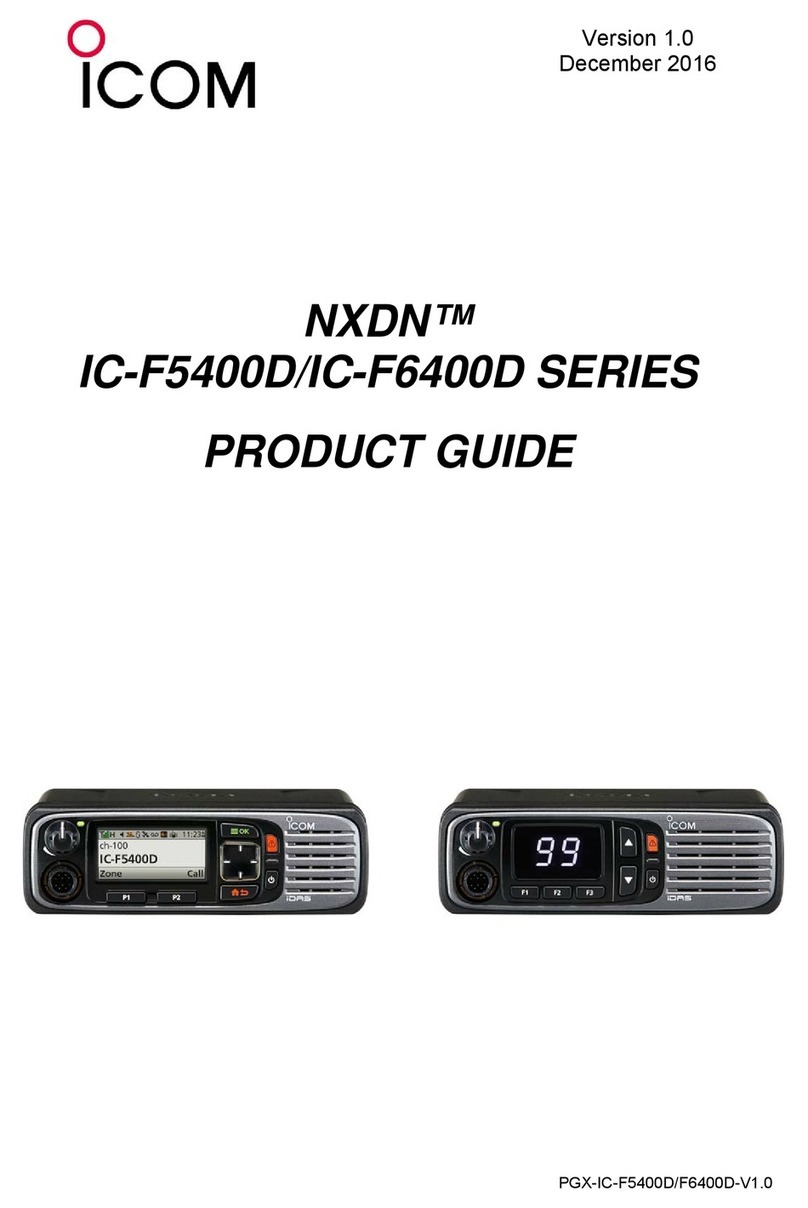 Icom NXDN IC-F5400D SERIES Product guide