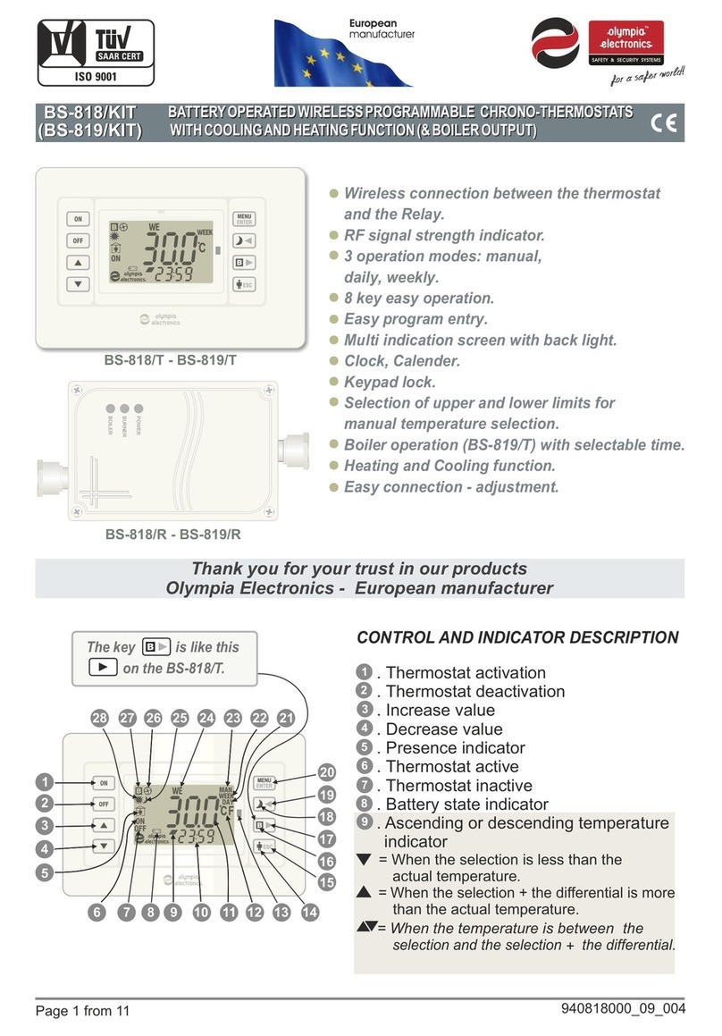 olympia electronics BS-818/KIT manual