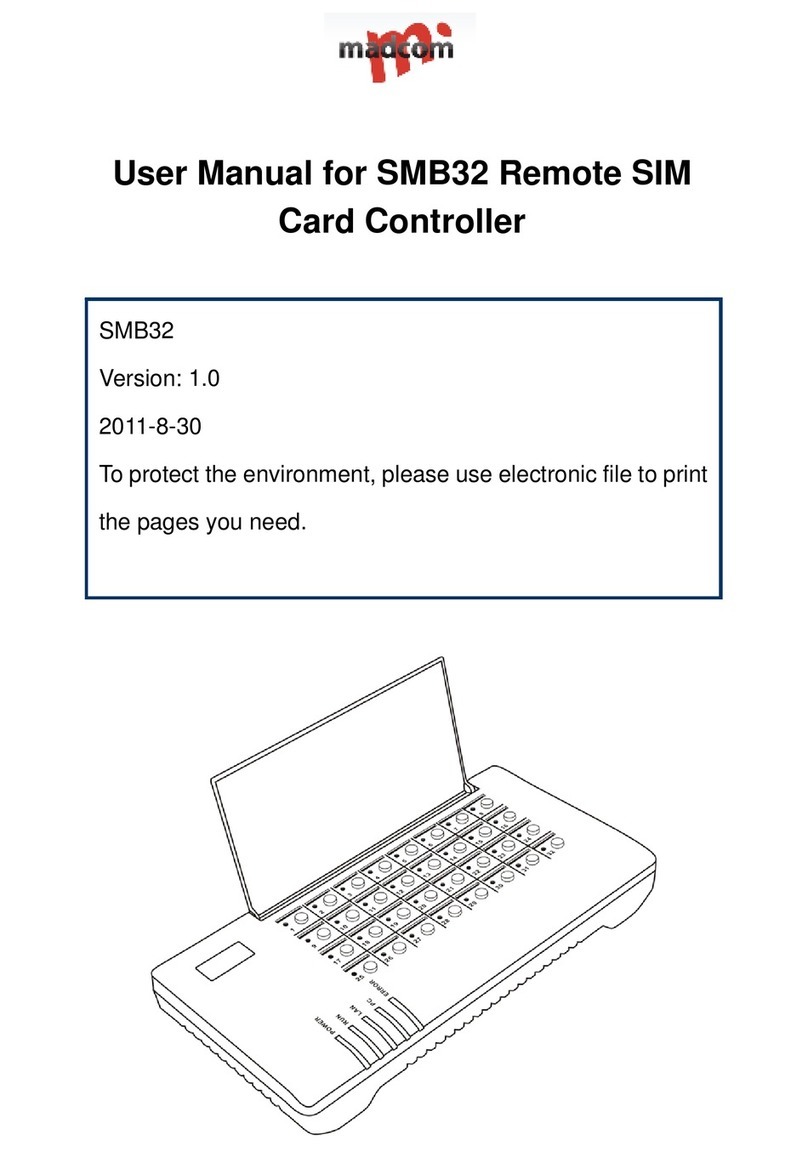 madcom SMB32 user manual