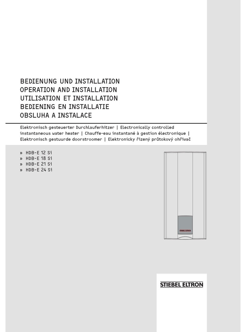 STIEBEL ELTRON HDB-E 12 Si Operation and installation STIEBEL ELTRON HDB-E 12 Si Operation and installation