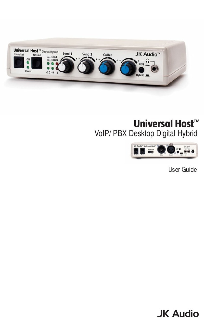 JK Audio Universal Host user guide