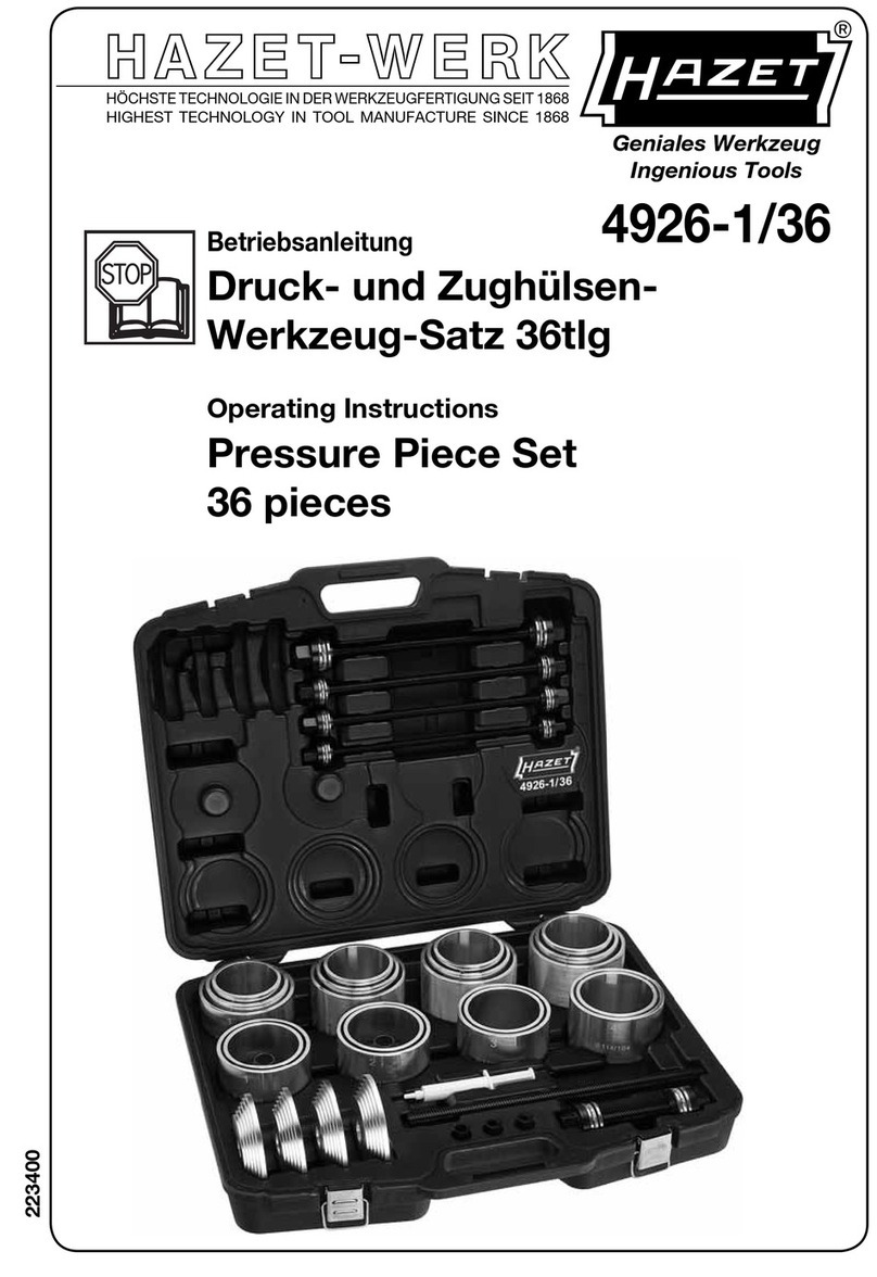 Hazet 4926-1/36 User manual