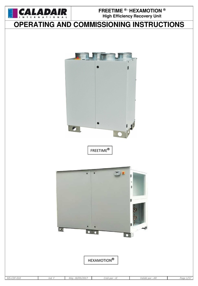Caladair Freetime Series Operating and Commissioning Instructions Caladair Freetime Series Operating and Commissioning Instructions