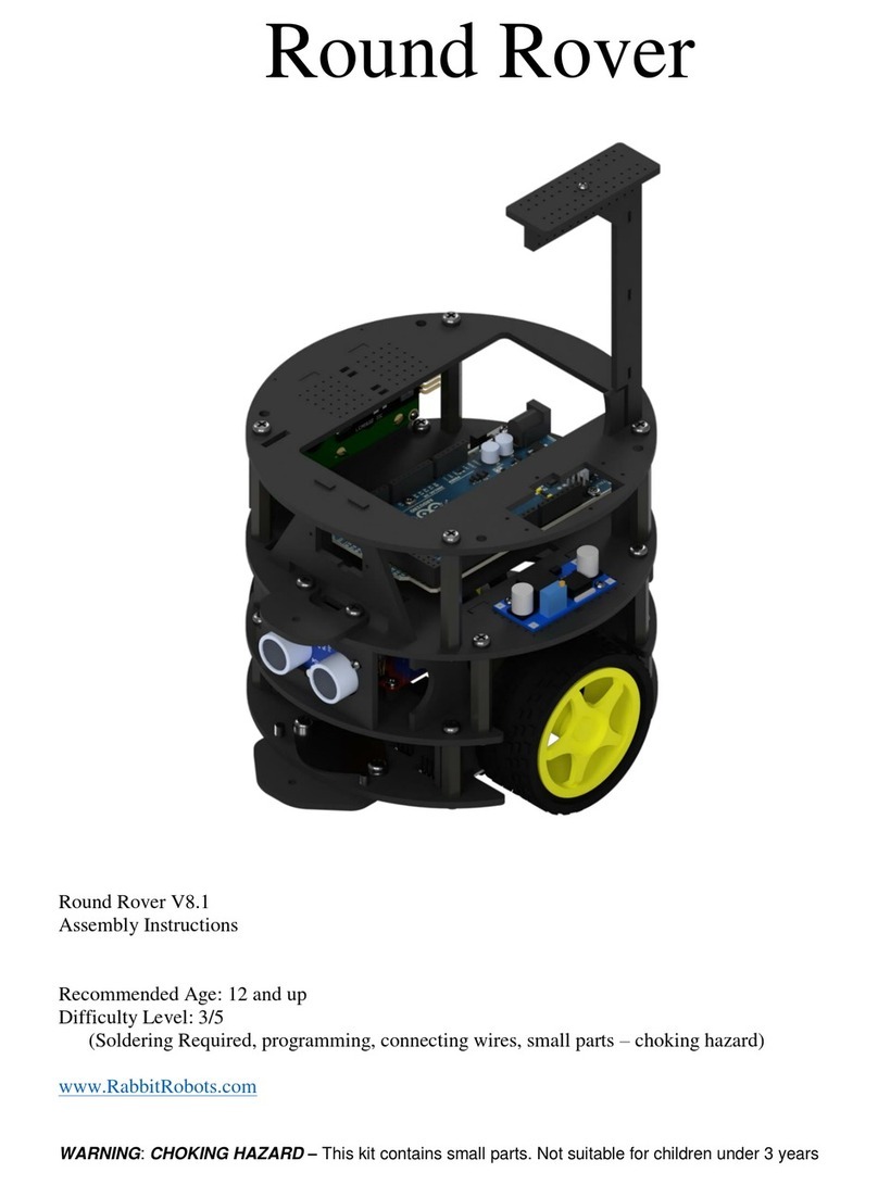 RabbitRobots Round Rover V8.1 Assembly instructions