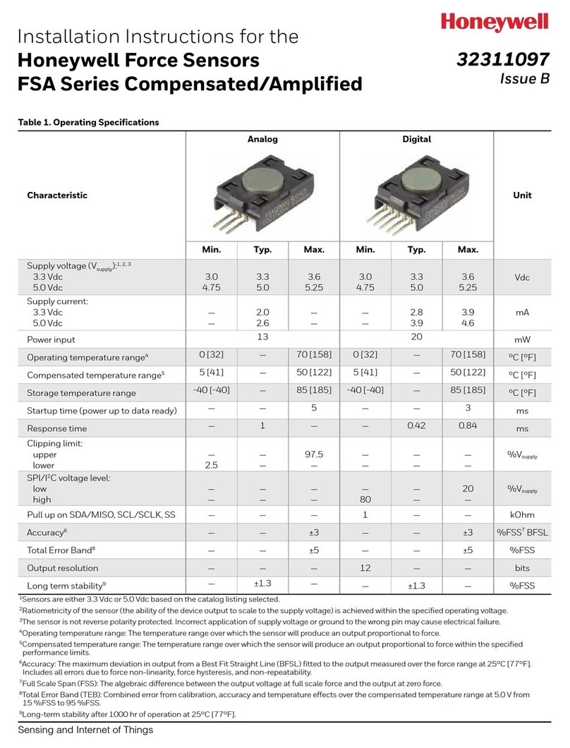 Honeywell FSA Series installation instructions Honeywell FSA Series installation instructions