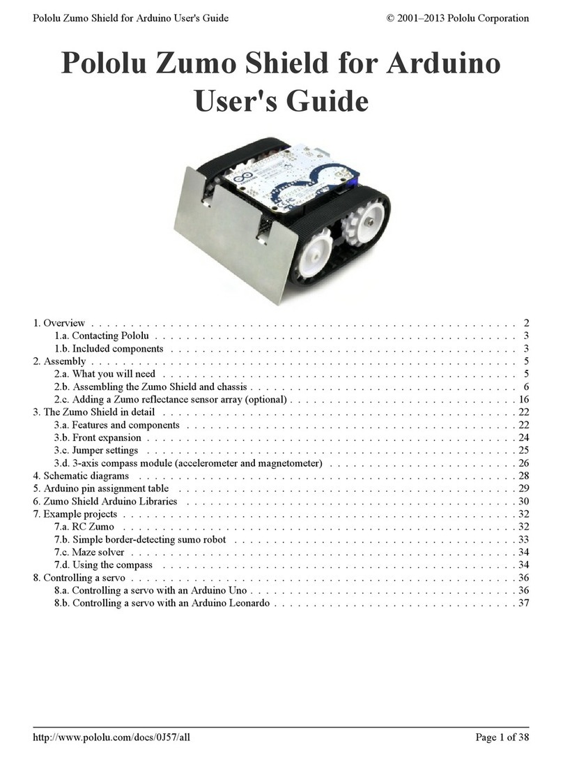 Pololu Zumo Shield User manual