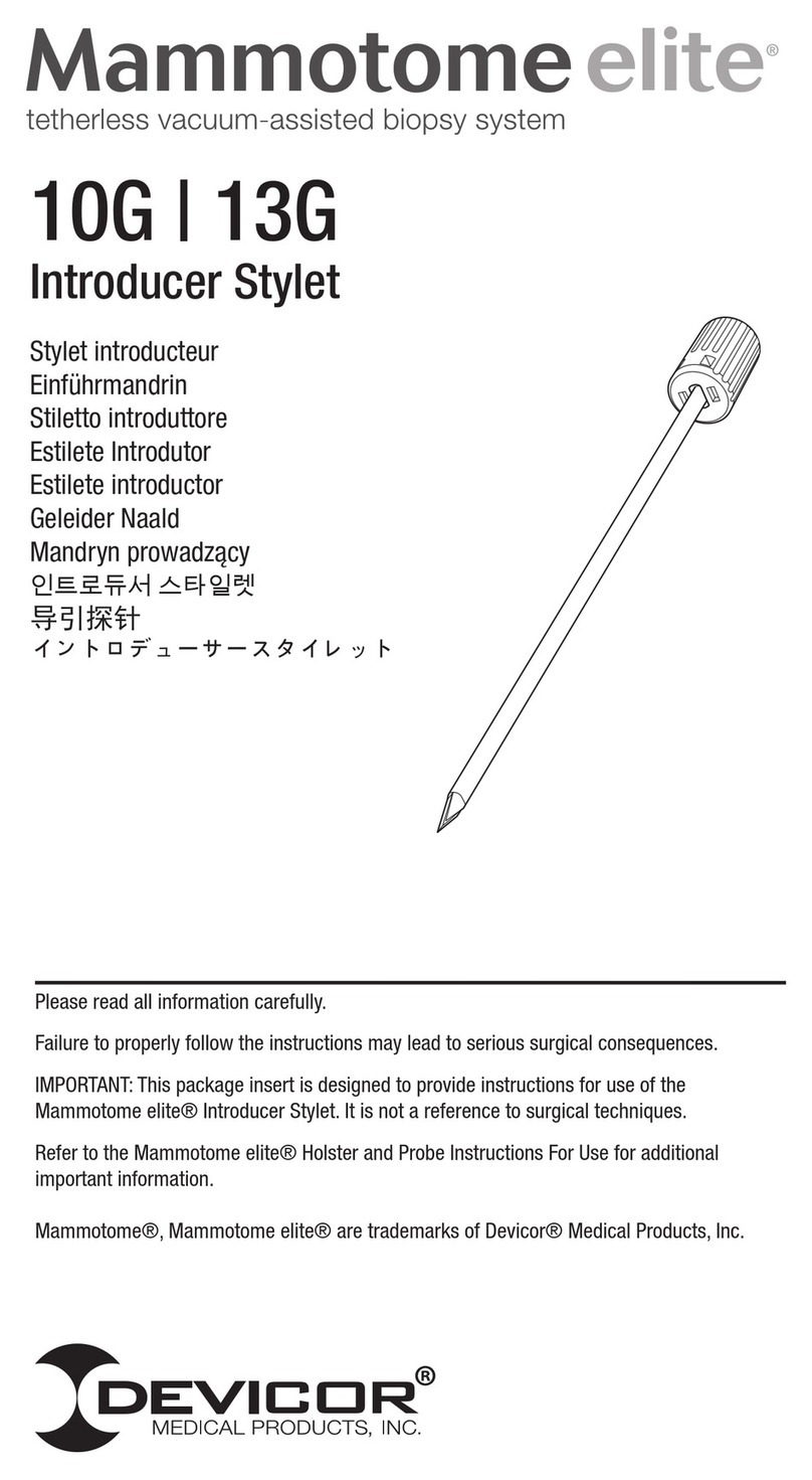 Devicor Mammotome elite 10G Instructions for use