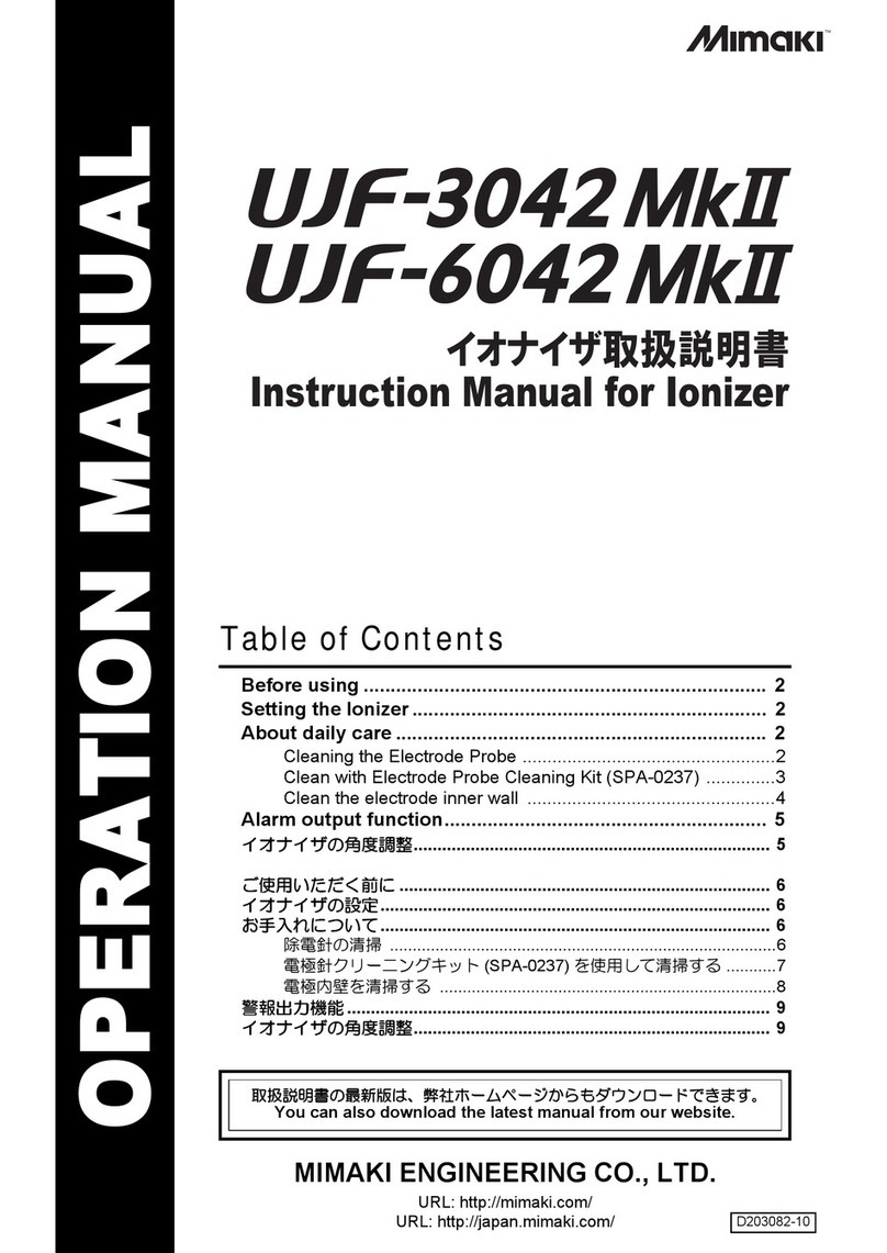 MIMAKI UJF-3042MkII EX User manual