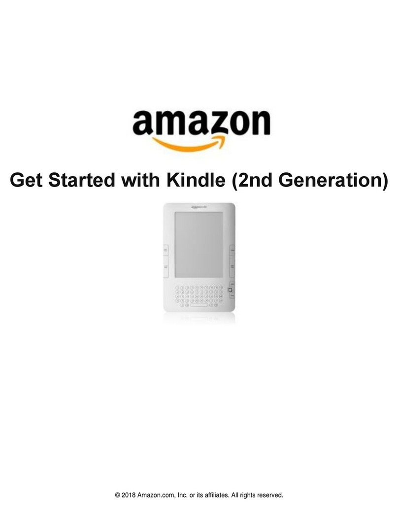 Amazon Kindle Fire Specification sheet