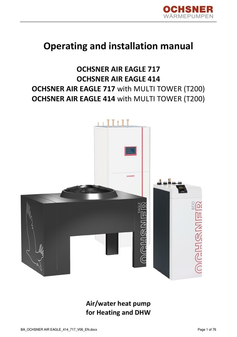 Ochsner Air Eagle 717 OPERATING AND INSTALLATION Manual