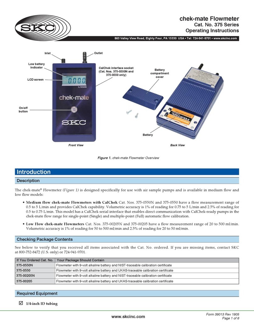 SKC chek-mate 375 series User manual