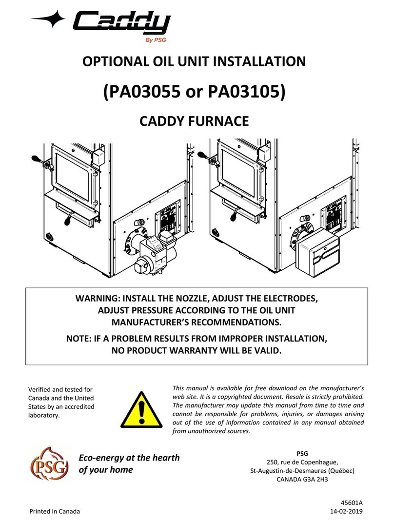 PSG Caddy Series Installation PSG Caddy Series Installation