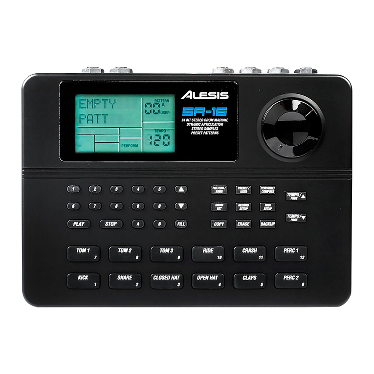 Alesis SR-16 Technical document