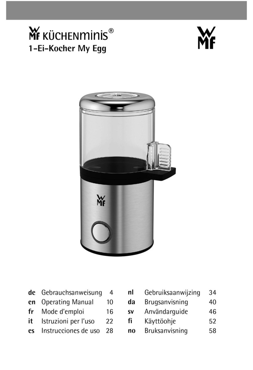 WMF KUCHENminis 1-Ei-Kocher My Egg operating manual
