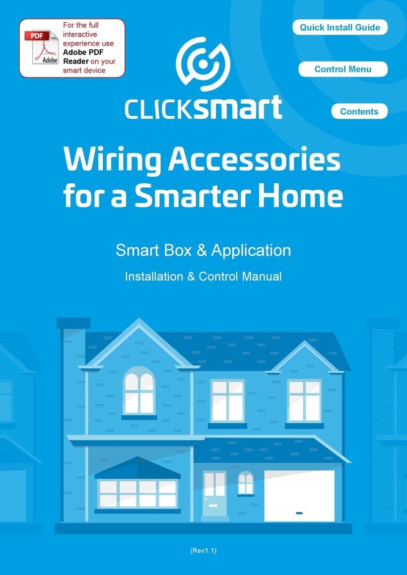Scolmore Click Smart Series Installation & Control Manual